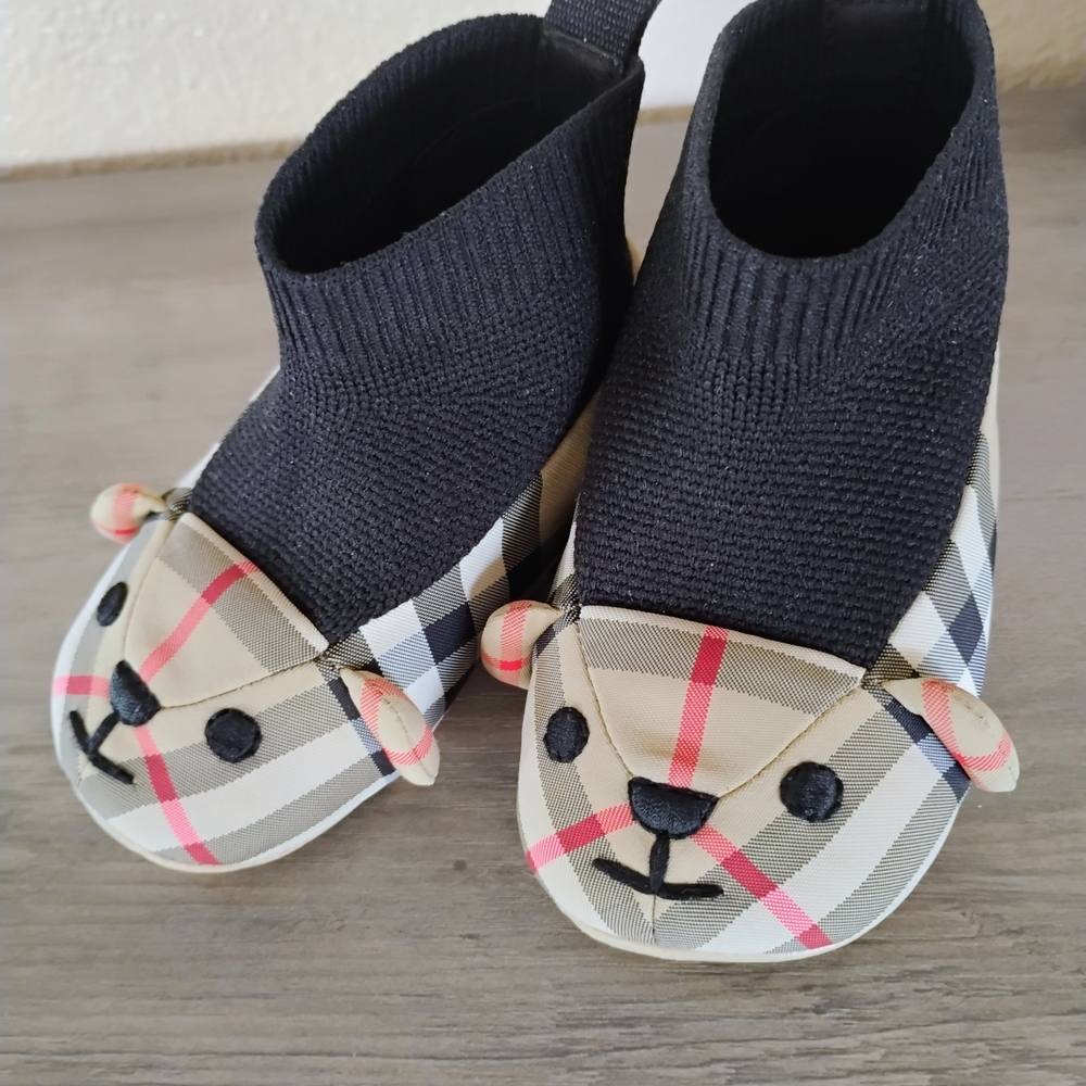 Burberry Baby Prewalker Bear Shoes EU 19